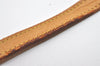 Authentic Louis Vuitton Leather Shoulder Strap Beige 39.4" LV 9152I