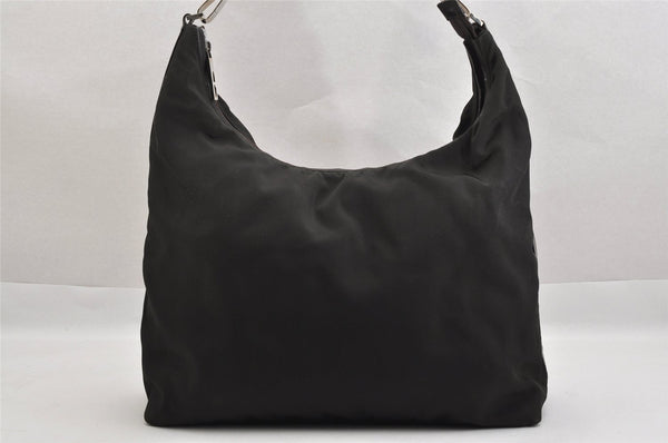Authentic GUCCI Shoulder Tote Bag Nylon Leather 0011955 Khaki Brown 9152J