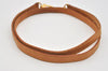 Authentic Louis Vuitton Leather Shoulder Strap Beige 47" LV 9153I