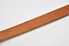 Authentic Louis Vuitton Leather Shoulder Strap Beige 47" LV 9153I