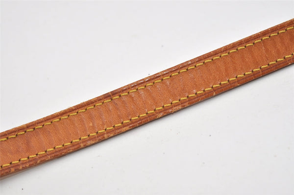 Authentic Louis Vuitton Leather Shoulder Strap Beige 47" LV 9153I