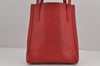 Authentic GUCCI Vintage Micro GG PVC Leather Shoulder Tote Bag Red Junk 9153J