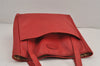 Authentic GUCCI Vintage Micro GG PVC Leather Shoulder Tote Bag Red Junk 9153J