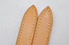 Authentic Louis Vuitton Leather Shoulder Strap For Bucket GM 31.9" Beige 9156I