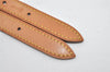 Authentic Louis Vuitton Leather Shoulder Strap For Bucket GM 31.9" Beige 9157I