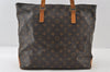 Authentic Louis Vuitton Monogram Cabas Mezzo Shoulder Tote Bag M51151 Junk 9159I