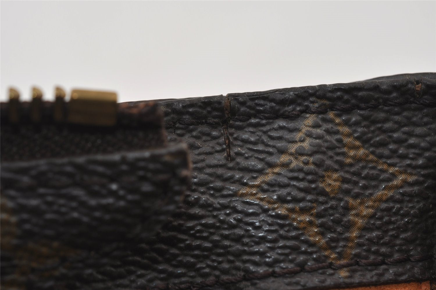 Authentic Louis Vuitton Monogram Cabas Mezzo Shoulder Tote Bag M51151 Junk 9159I