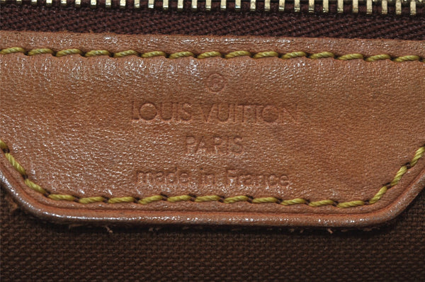 Authentic Louis Vuitton Monogram Cabas Mezzo Shoulder Tote Bag M51151 Junk 9159I