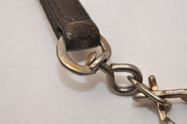 Authentic Louis Vuitton Monogram Leash Baxter MM Dog Lead M58056 LV 9159J