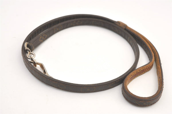 Authentic Louis Vuitton Monogram Leash Baxter MM Dog Lead M58056 LV 9159J