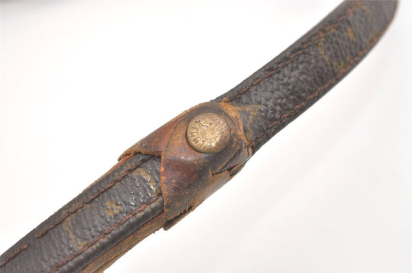 Authentic Louis Vuitton Monogram Leash Baxter MM Dog Lead M58056 LV 9159J