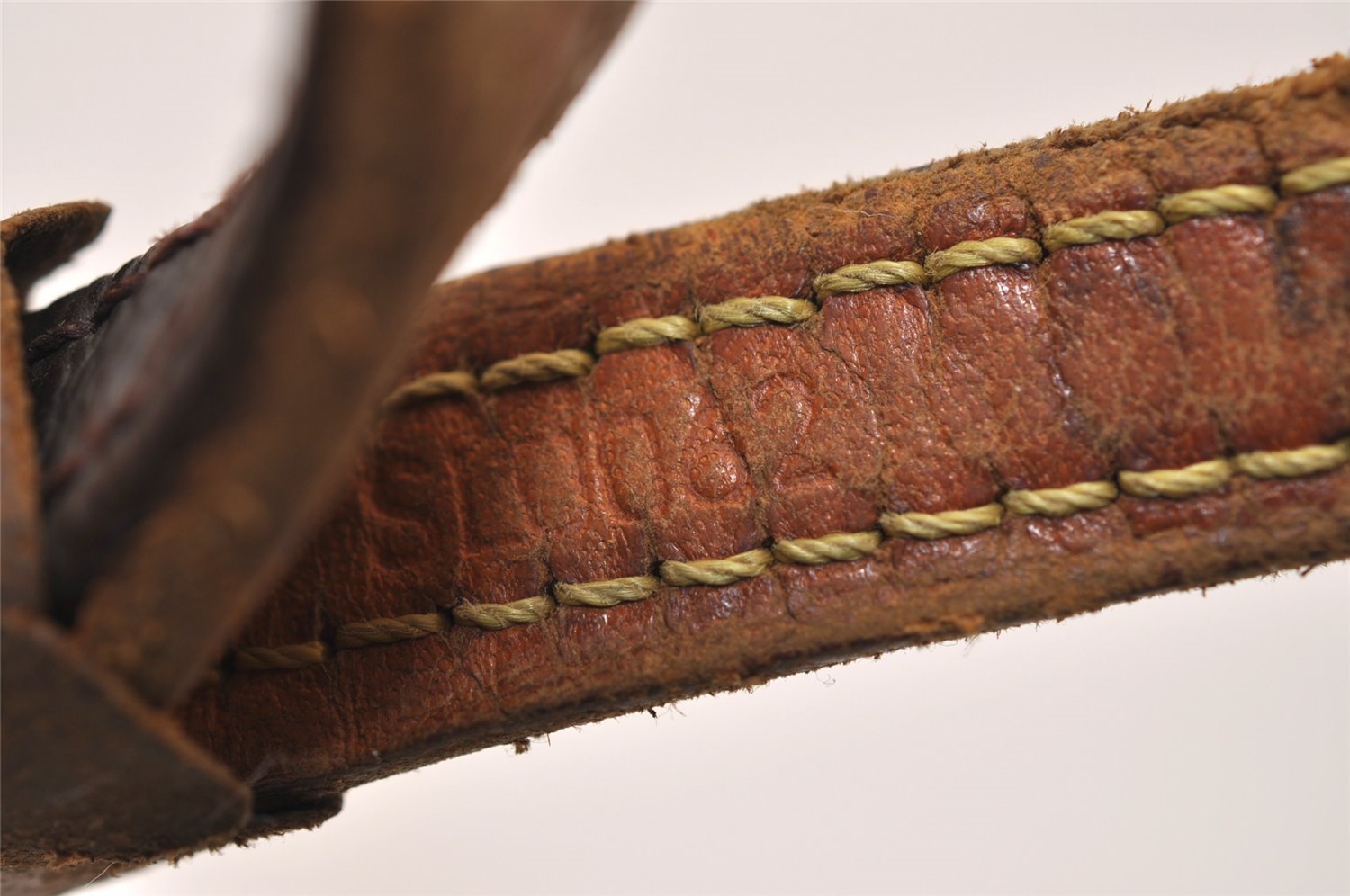 Authentic Louis Vuitton Monogram Leash Baxter MM Dog Lead M58056 LV 9159J