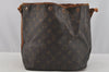 Authentic Louis Vuitton Monogram Petit Noe M42226 Shoulder Drawstring Bag 9160I