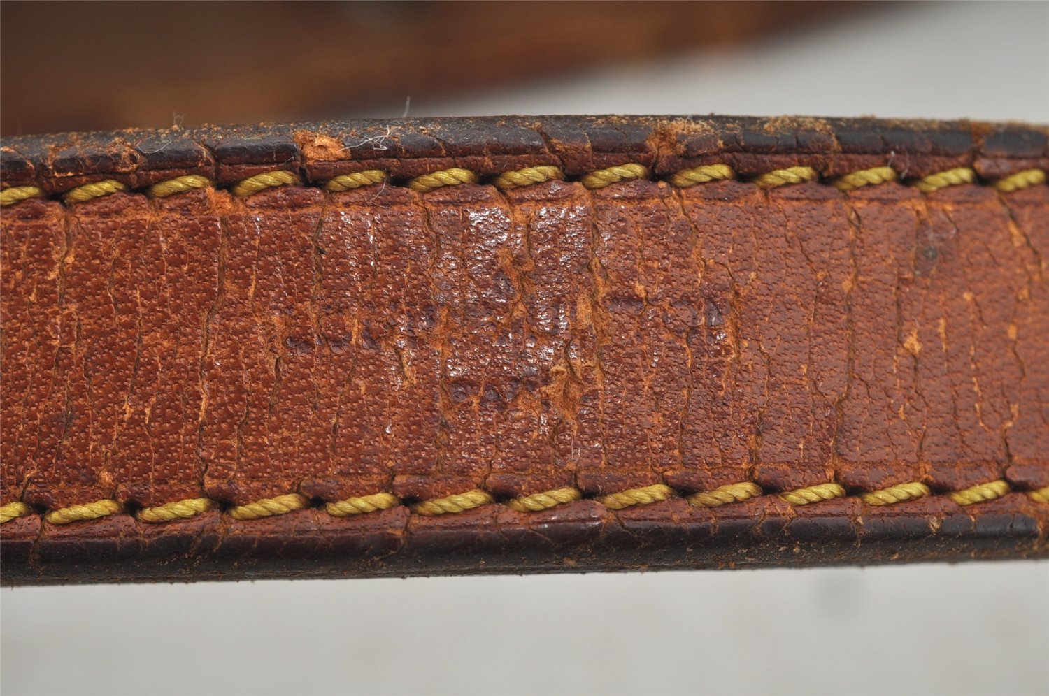 Authentic Louis Vuitton Monogram Petit Noe M42226 Shoulder Drawstring Bag 9160I