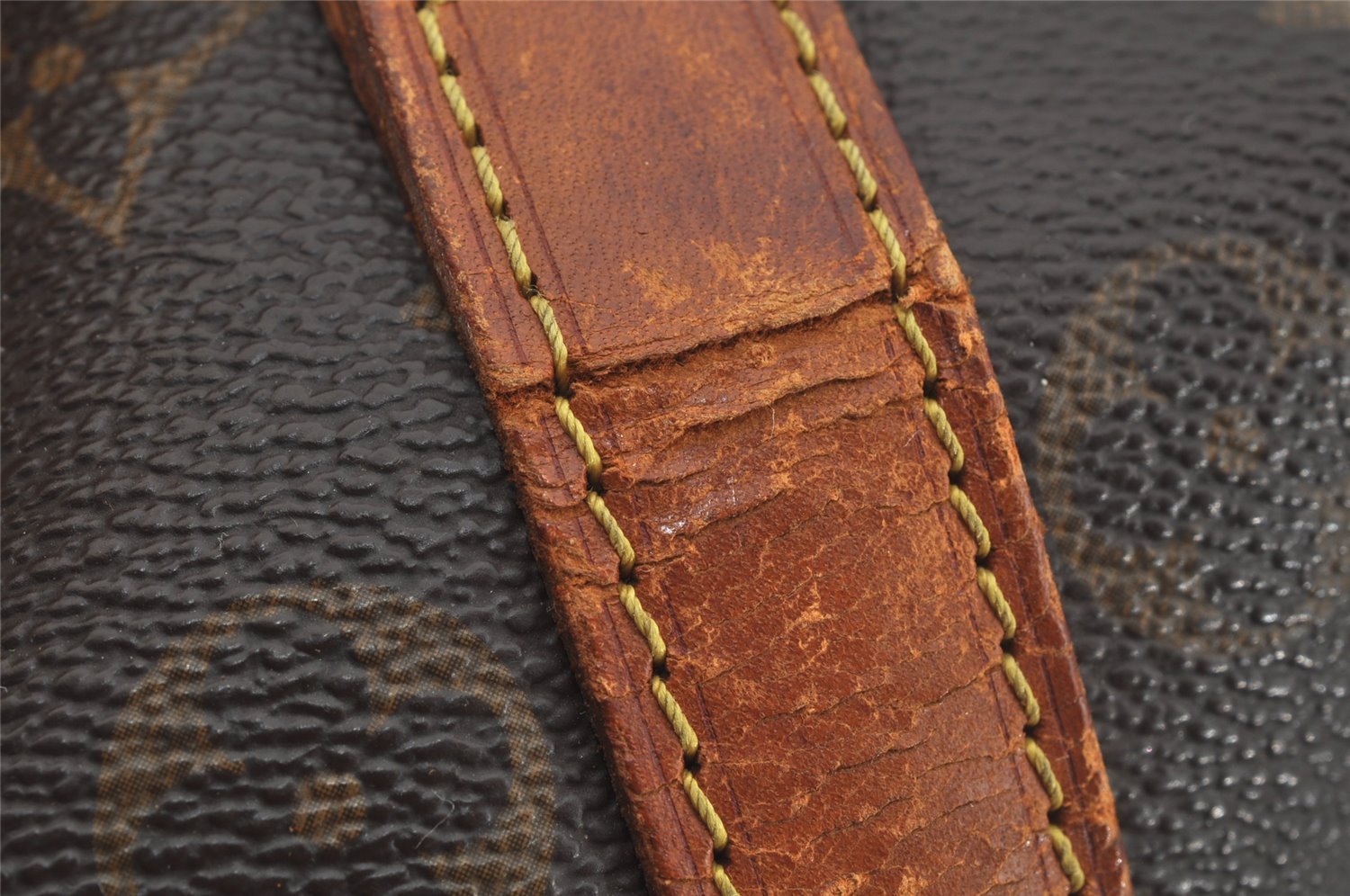 Authentic Louis Vuitton Monogram Petit Noe M42226 Shoulder Drawstring Bag 9160I