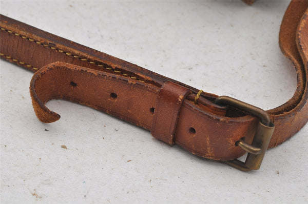 Authentic Louis Vuitton Monogram Petit Noe M42226 Shoulder Drawstring Bag 9160I