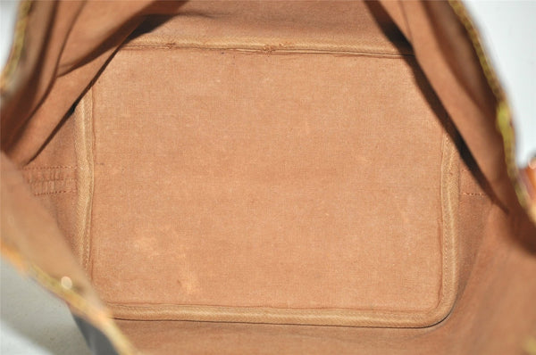 Authentic Louis Vuitton Monogram Petit Noe M42226 Shoulder Drawstring Bag 9160I