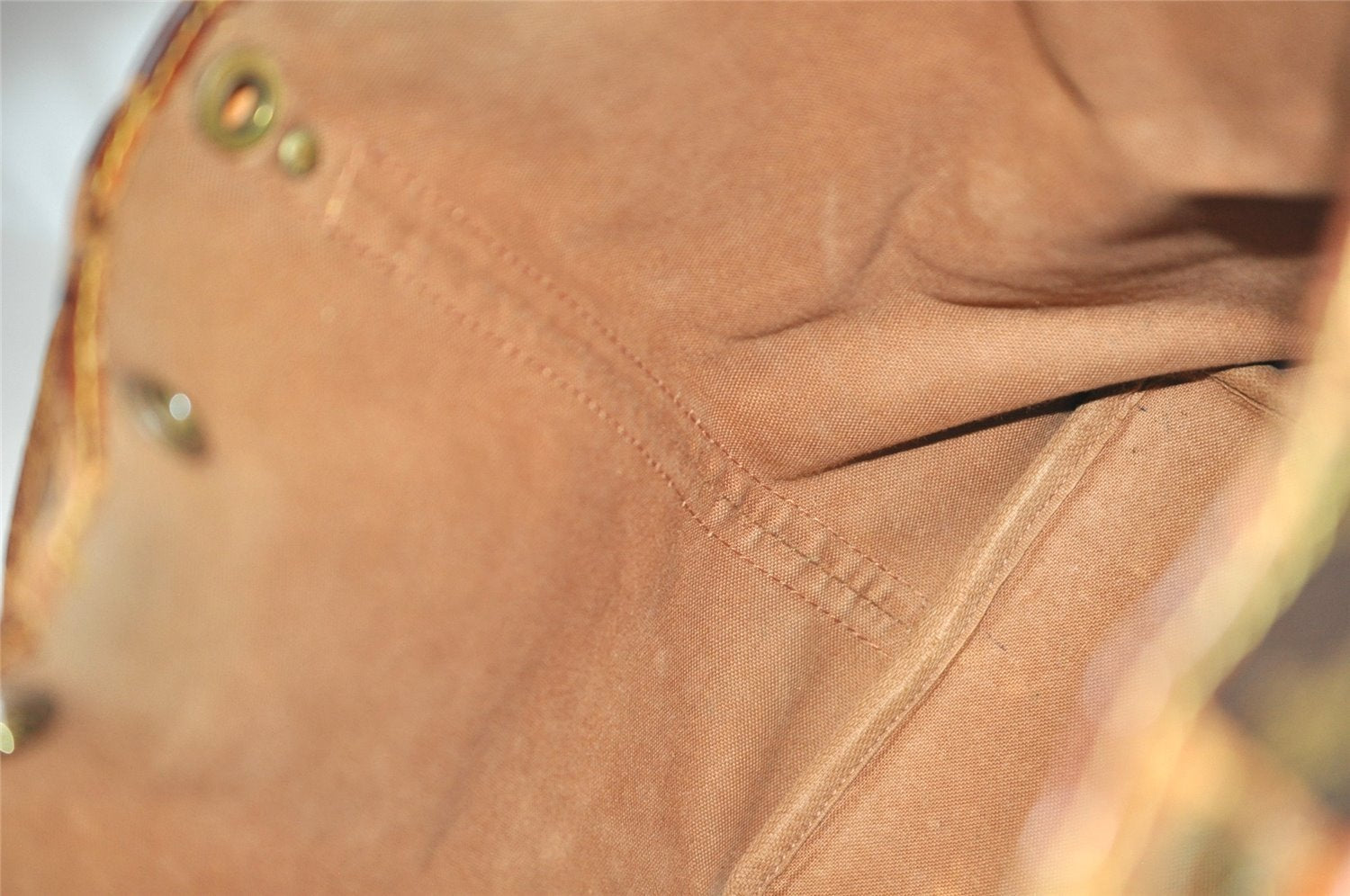 Authentic Louis Vuitton Monogram Petit Noe M42226 Shoulder Drawstring Bag 9160I