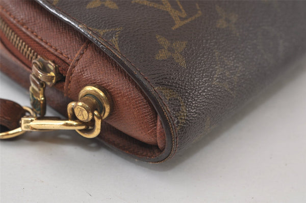 Authentic Louis Vuitton Monogram Orsay Clutch Hand Bag Purse M51790 LV 9160J