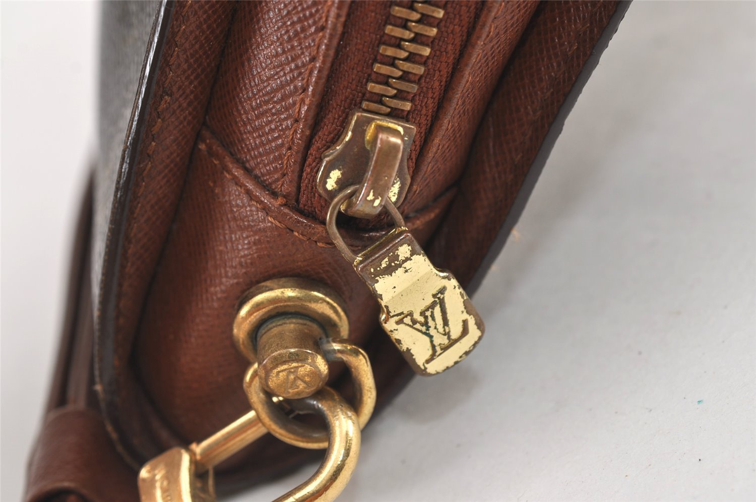 Authentic Louis Vuitton Monogram Orsay Clutch Hand Bag Purse M51790 LV 9160J