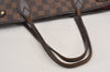 Authentic Louis Vuitton Damier Neverfull PM Shoulder Tote Bag N51109 LV 9163J