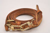 Authentic Louis Vuitton Leather Shoulder Strap Beige 39.8-47" LV 9164I