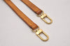 Authentic Louis Vuitton Leather Shoulder Strap Beige 39.8-47" LV 9164I