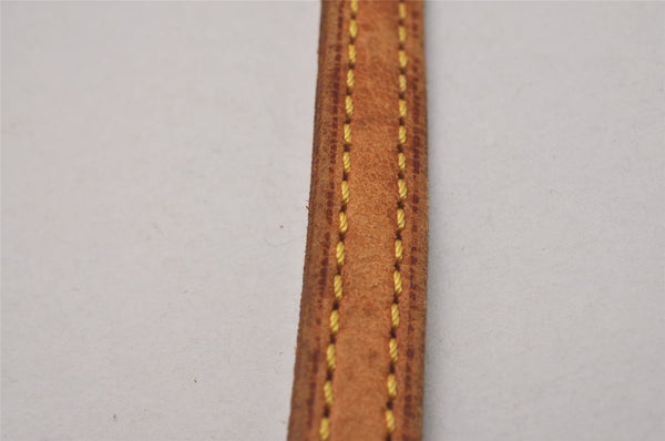 Authentic Louis Vuitton Leather Shoulder Strap Beige 39.8-47" LV 9164I