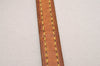 Authentic Louis Vuitton Leather Shoulder Strap Beige 39.8-47" LV 9164I