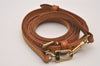 Authentic Louis Vuitton Leather Shoulder Strap Beige 39.8-47" LV 9164I