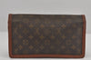 Authentic Louis Vuitton Monogram Pochette Dame GM M51810 Clutch Hand Bag 9164J