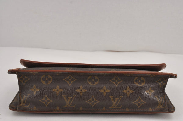 Authentic Louis Vuitton Monogram Pochette Dame GM M51810 Clutch Hand Bag 9164J