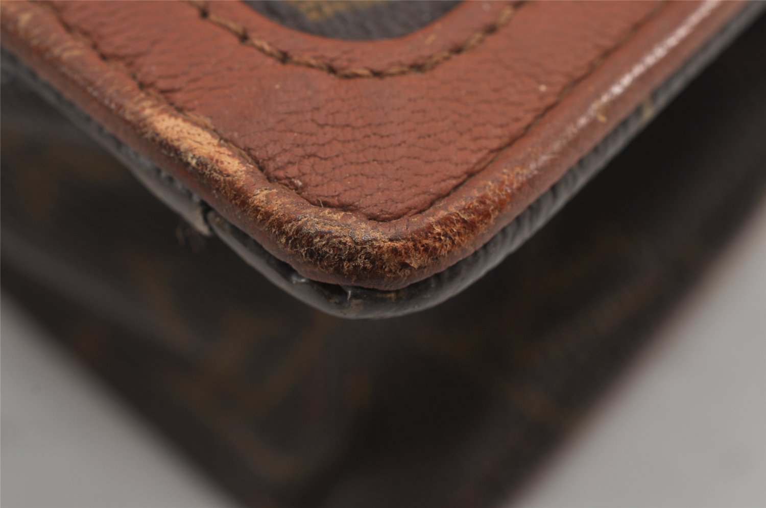 Authentic Louis Vuitton Monogram Pochette Dame GM M51810 Clutch Hand Bag 9164J