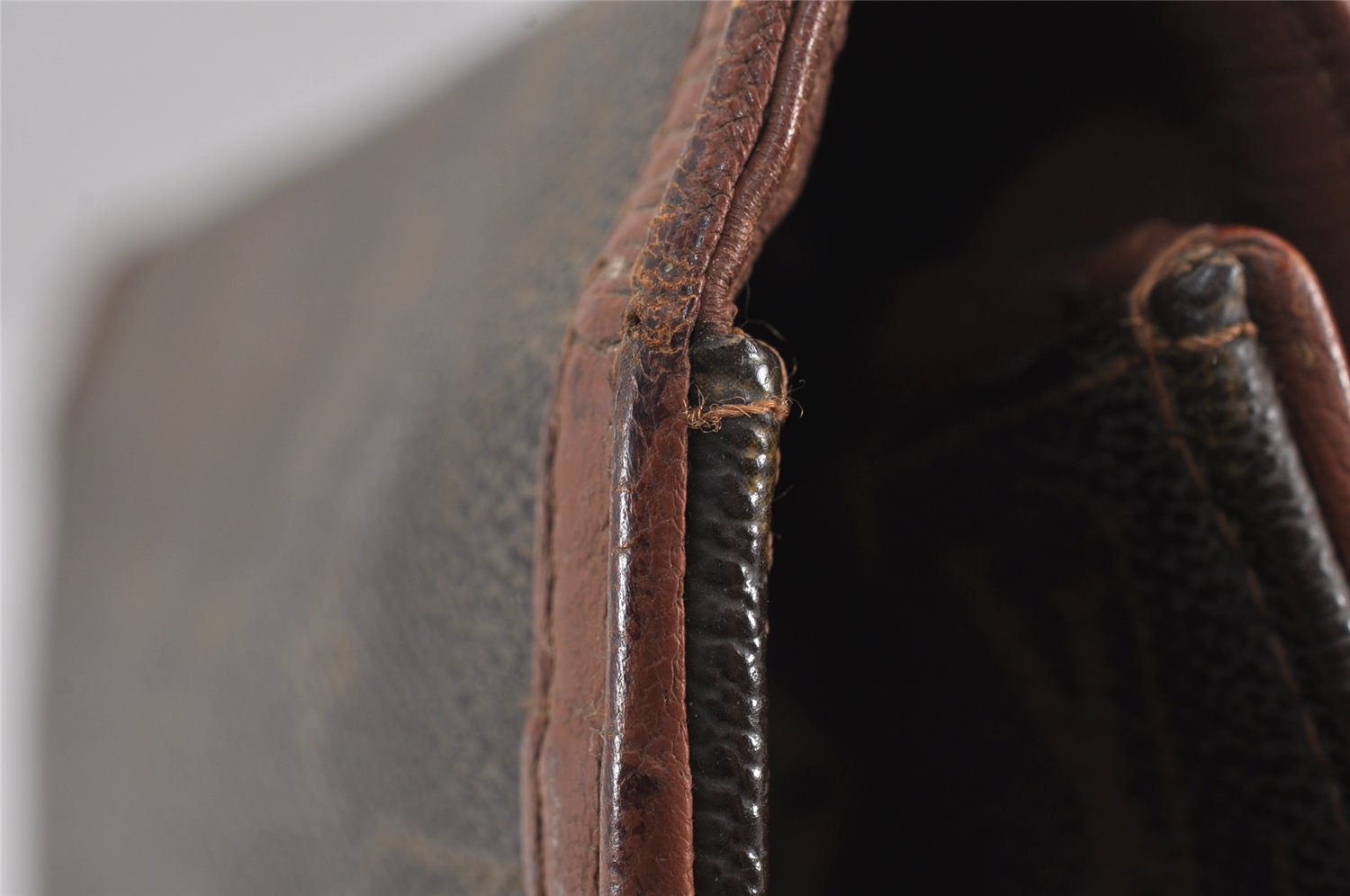 Authentic Louis Vuitton Monogram Pochette Dame GM M51810 Clutch Hand Bag 9164J