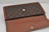 Authentic Louis Vuitton Monogram Pochette Dame GM M51810 Clutch Hand Bag 9164J