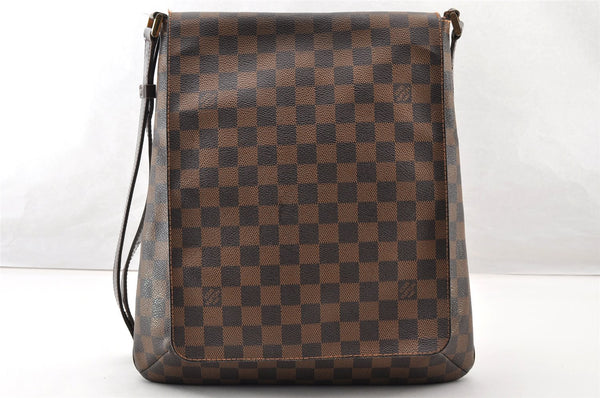 Authentic Louis Vuitton Damier Musette Shoulder Cross Body Bag N51302 LV 9165I