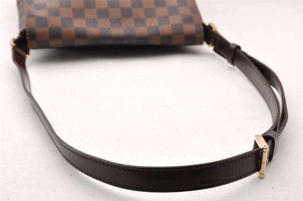 Authentic Louis Vuitton Damier Musette Shoulder Cross Body Bag N51302 LV 9165I