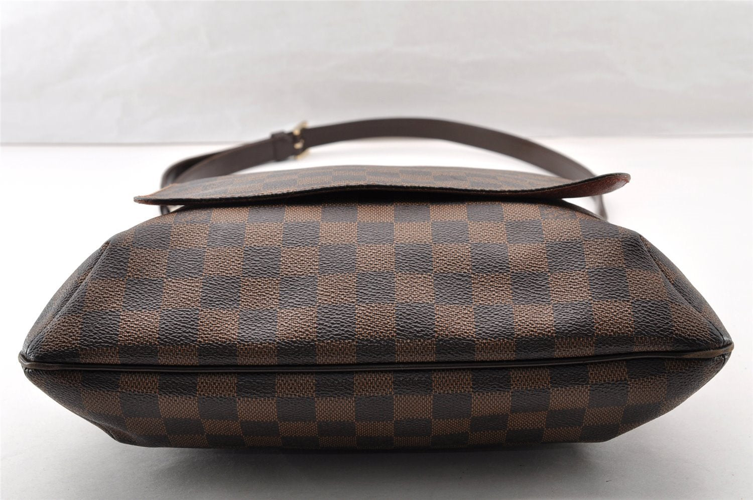 Authentic Louis Vuitton Damier Musette Shoulder Cross Body Bag N51302 LV 9165I