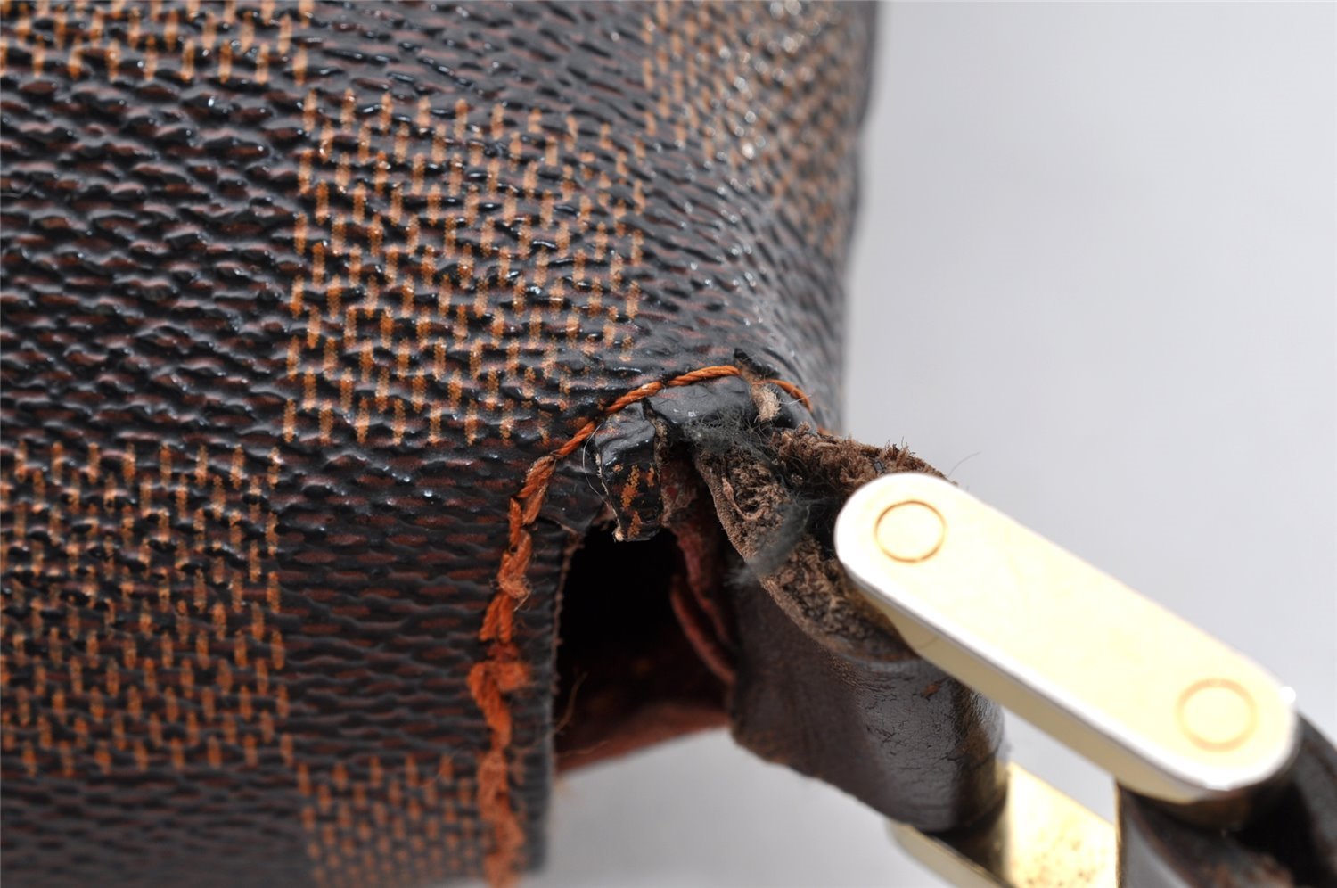 Authentic Louis Vuitton Damier Musette Shoulder Cross Body Bag N51302 LV 9165I