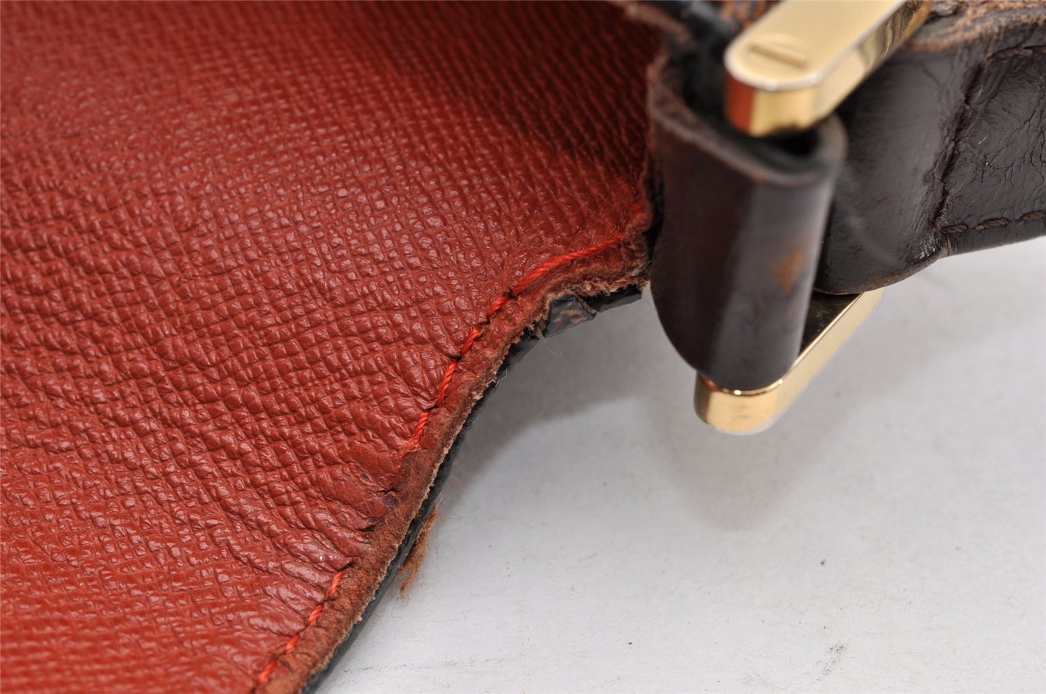 Authentic Louis Vuitton Damier Musette Shoulder Cross Body Bag N51302 LV 9165I