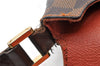 Authentic Louis Vuitton Damier Musette Shoulder Cross Body Bag N51302 LV 9165I
