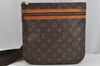 Auth Louis Vuitton Monogram Pochette Bosphore Shoulder Cross Bag M40044 LV 9165J