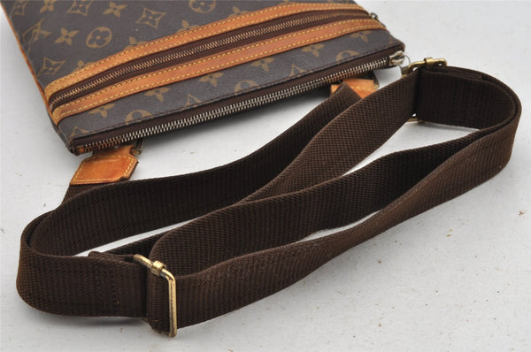 Auth Louis Vuitton Monogram Pochette Bosphore Shoulder Cross Bag M40044 LV 9165J