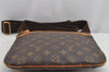 Auth Louis Vuitton Monogram Pochette Bosphore Shoulder Cross Bag M40044 LV 9165J