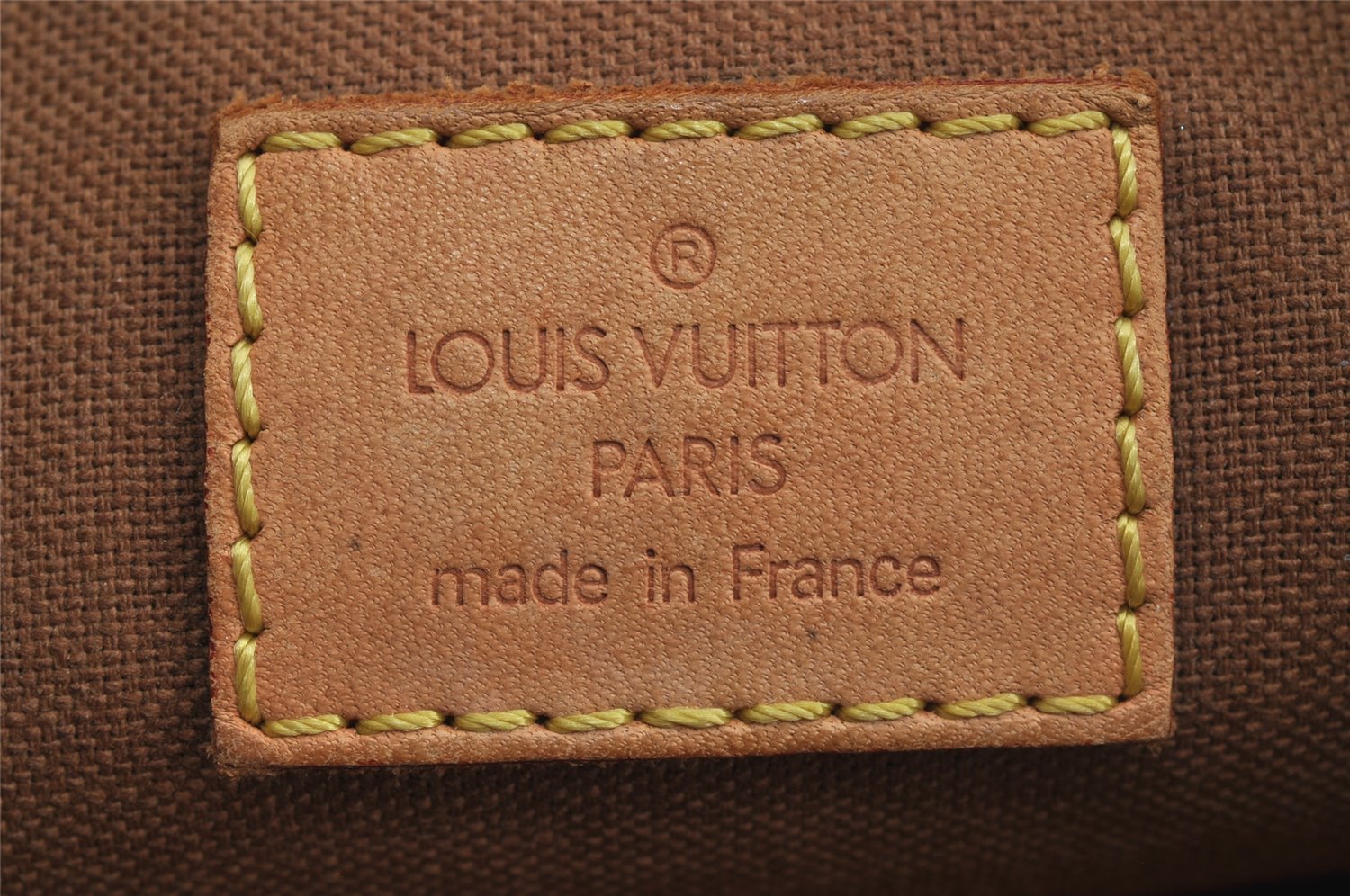 Auth Louis Vuitton Monogram Pochette Bosphore Shoulder Cross Bag M40044 LV 9165J