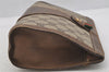 Authentic GUCCI Web Sherry Line Clutch Hand Bag GG PVC Leather Brown Junk 9166I