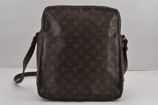 Authentic Louis Vuitton Monogram Marceau Shoulder Cross Body Bag Old Model 9166J