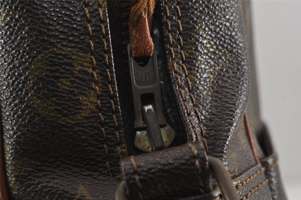 Authentic Louis Vuitton Monogram Marceau Shoulder Cross Body Bag Old Model 9166J