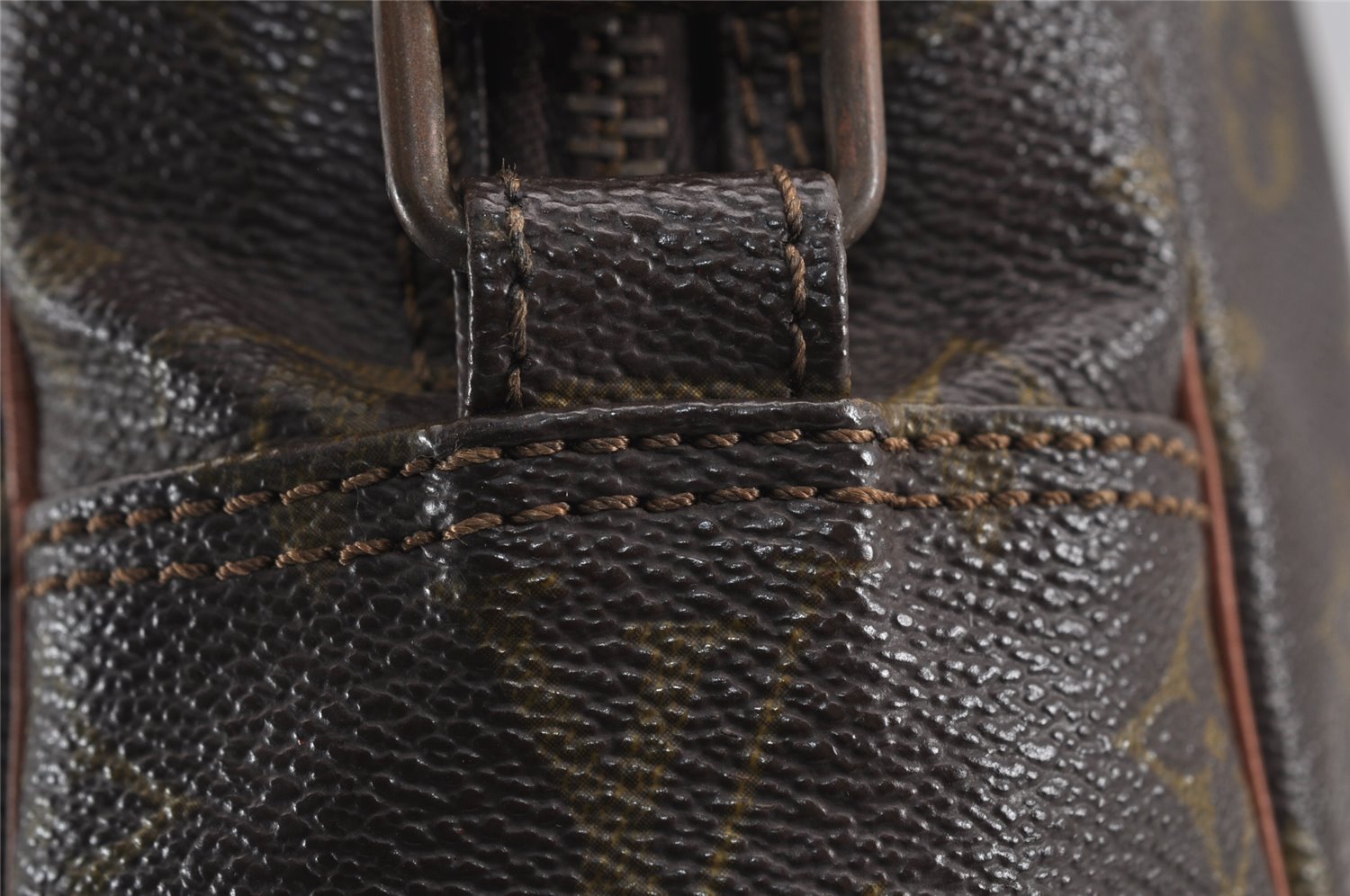 Authentic Louis Vuitton Monogram Marceau Shoulder Cross Body Bag Old Model 9166J