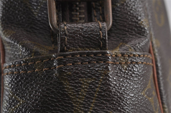 Authentic Louis Vuitton Monogram Marceau Shoulder Cross Body Bag Old Model 9166J